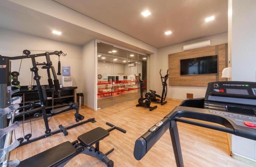 Hotel Laghetto Stilo Borges Gramado Kültér fotó A home gym